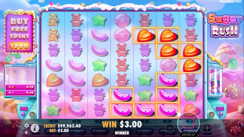 Sugar Rush slot demo